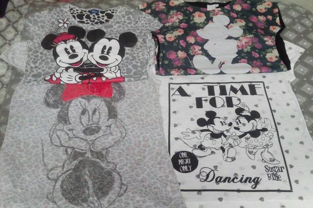 Camisetas do Mickey & Minnie