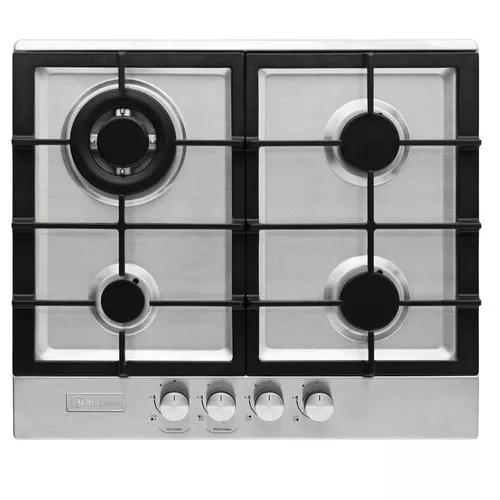 Cooktop 4 Bocas Midea Desea Inox Bivolt Cya4b