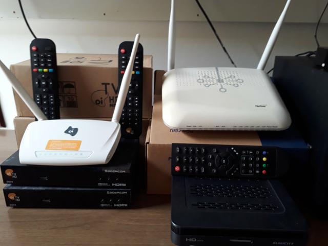 Kit completo de tv e internet