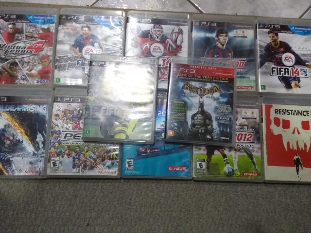 Kit jogos originais de ps3