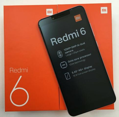 Redmi 6 64 GB/4gb ram - Novo