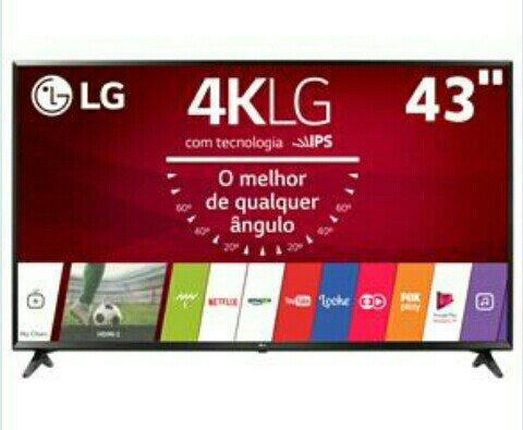 Smart tv LG 4K, nota fiscal ainda com garantia de fabrica