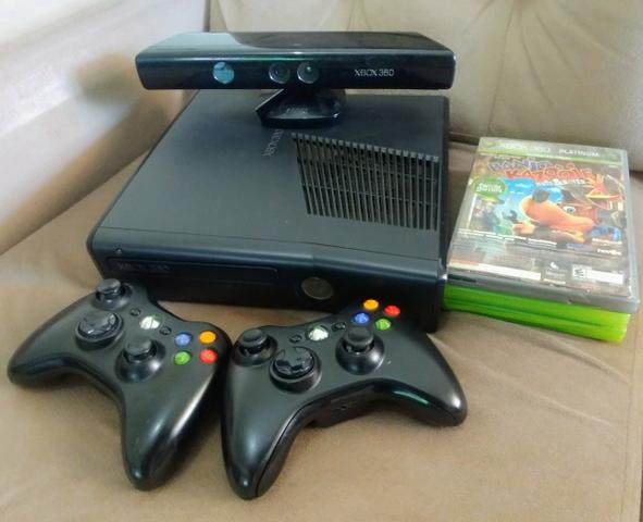 Xbox 360 slim / Aceito PS2 ou PSP como parte do pagamento