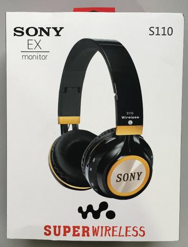 Fone Sony S110 Bluetooth Wireless Headphone Sem Fio Novo na