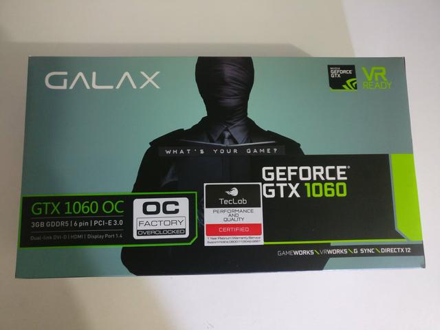 Geforce gtx  oc galax 3gb zero!