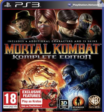 Mortal Kombat Komplete edtion ps3