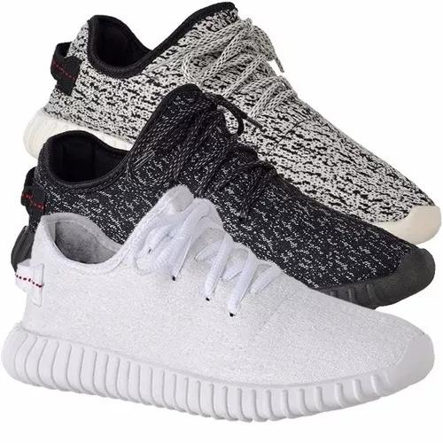 3 Pares Tenis Masculino Sapatenis Yzy Yeezy Barato