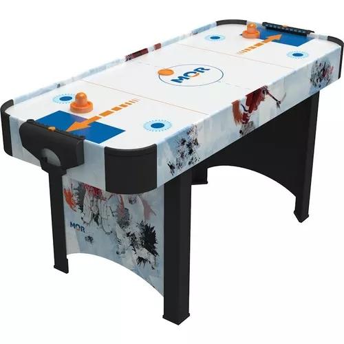 Jogo De Mesa Air Hockey Rush Mor - Imperdível