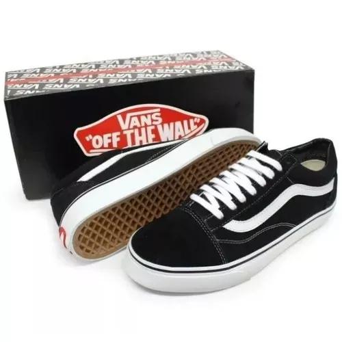 Vans Old Skool Preto E Branco Oferta Unissex Promoção