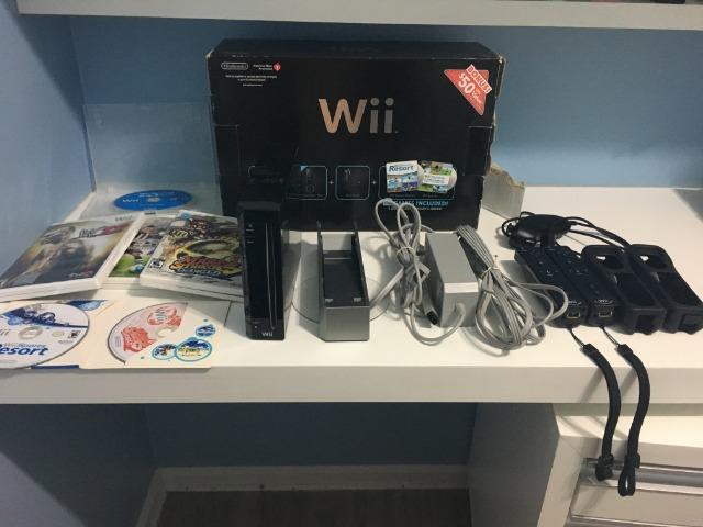 Nintendo Wii preto