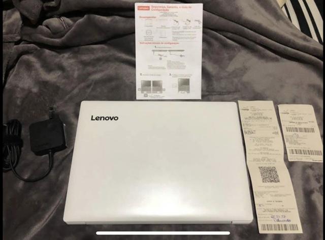 Notebook Lenovo core i5 7ª geração com garantia até o
