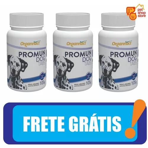 3 X Promun Dog Tabs 105g Organnact 105 G Pet Shop Store