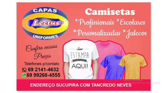 Camisetas empresariais e personalizadas