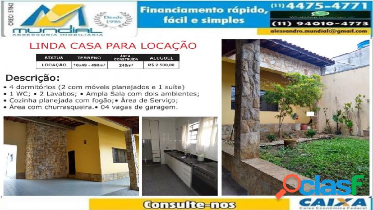 Casa - Aluguel - Santo Andre - SP - Vila Luzita