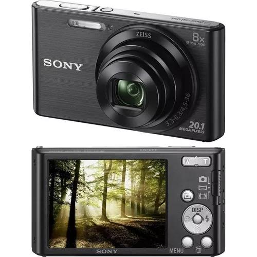 Camera Sony Dsc W830 20mp 8x Hd Preto - Original