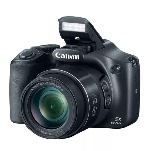 Câmera Canon Sx530 Hs Zoom 50x Wi-fi + Bolsa+ 32gb