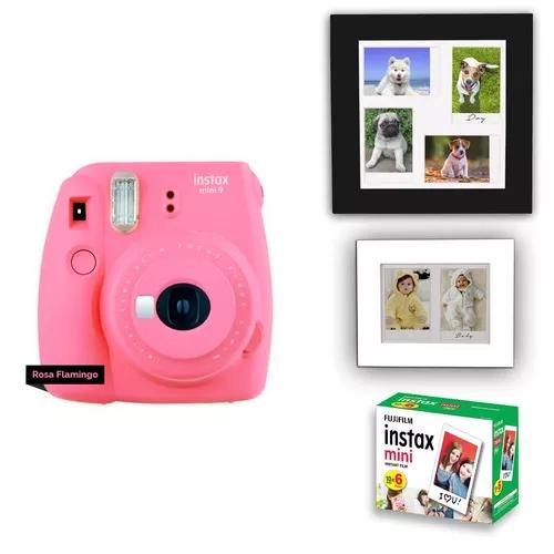 Câmera Instax Mini 9 Kit Com Porta Retrato + 60 Fotos