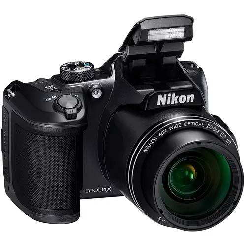 Câmera Nikon B500 + 64gb+bolsa+tripe+carregador C/4 Pilhas.