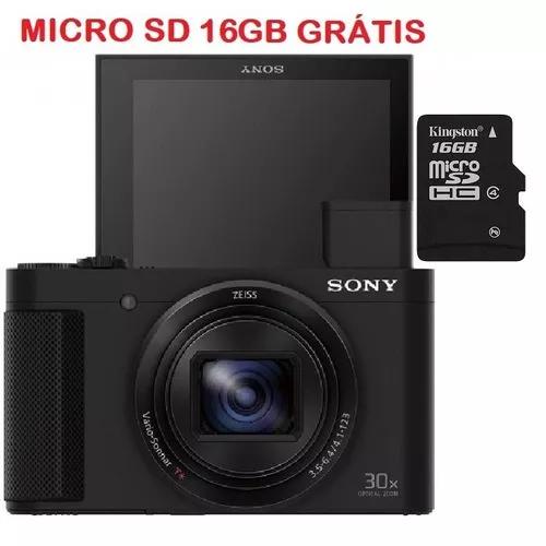 Câmera Sony Dsc-hx80 30x/fhd+ Micro Sd 32gb - Promoção
