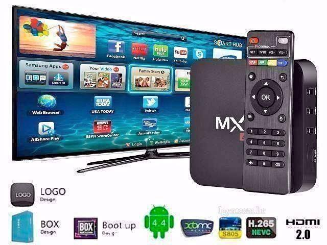 TV Box MX9 4K Ultra HD Wi-Fi Android HDMI