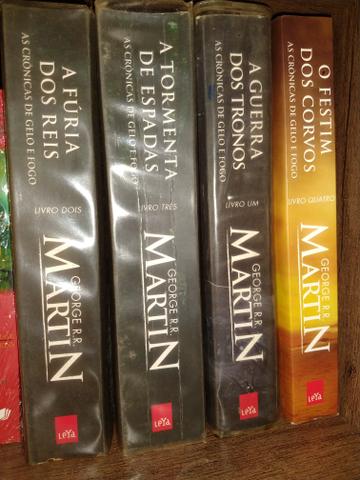 4 livros game of Thrones