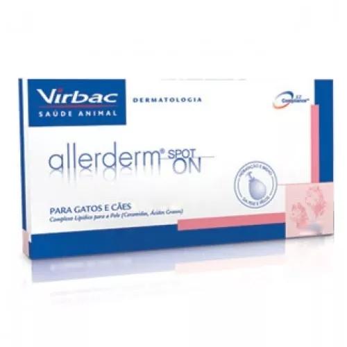 Allerderm 2ml Cães Até 10 Kg 6 Pipetas - Virbac Val:11/19