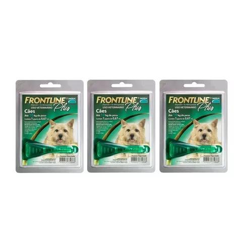 Antipulgas E Carraptos Frontline Plus P 3 Unidades Val 05/20