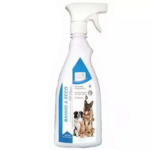 Banho A Seco Pet Clean Liquido Para Cães E Gatos - 500 Ml
