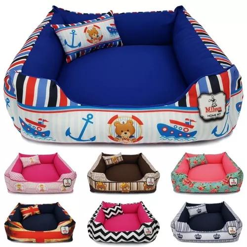 Cama P/ Cachorro Gato Caminha Pet 60x60 100% Lavável+