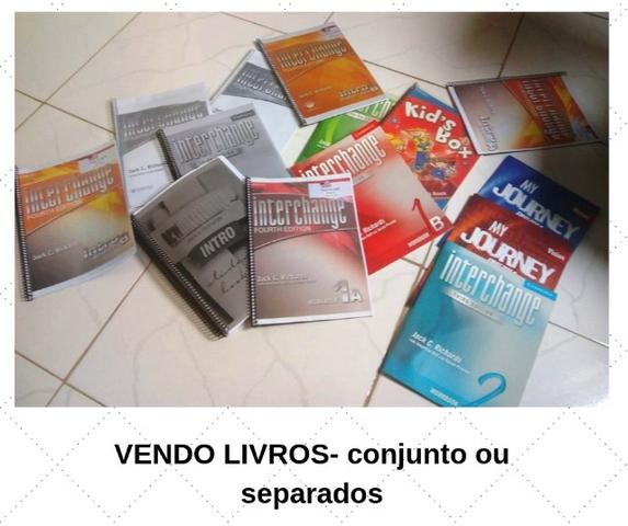 Coleção de livros para estudar ingles Em otimo estado- do