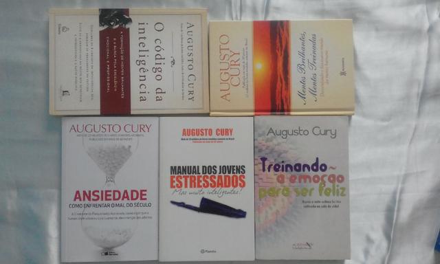 Kit de livros do Augusto Cury