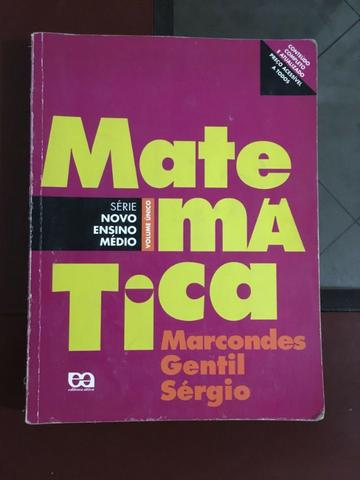 Livro Matemática Série Novo Ensino Médio - Marcondes