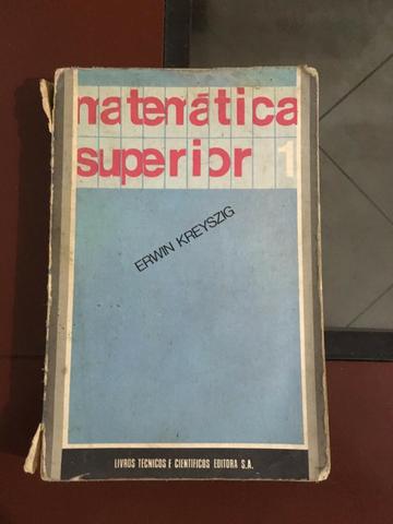 Livro Matemática Superior Volume 1 - Erwin Kreyszig -