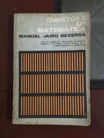 Livro Questões de Matemática - Manoel Jairo Bezerra -