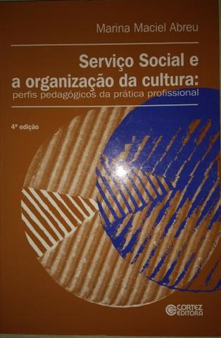 Livro Serviço Social e a organização da cultura