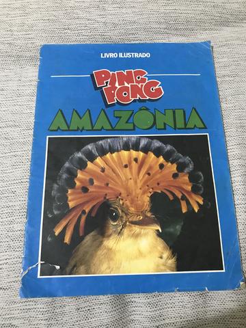 Livro ilustrado Amazônia Ping Pong anos 90 quase completo