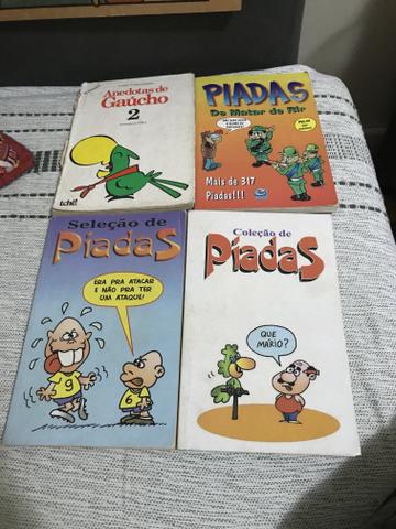 Lote 7 livros de piadas