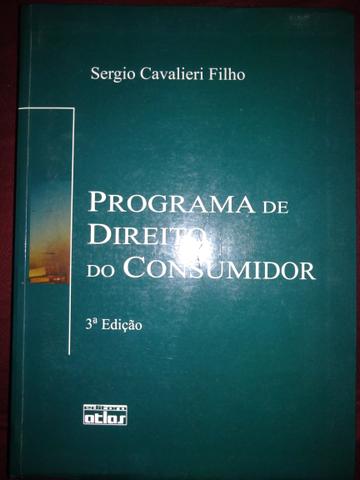 Programa de Direto do Consumidor, 3°edição, autor: Sergio