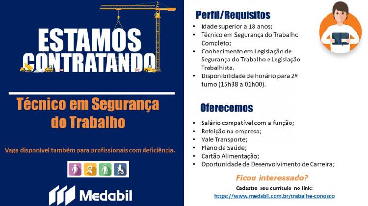 TÉCNICO EM SEGURANÇA DO TRABALHO