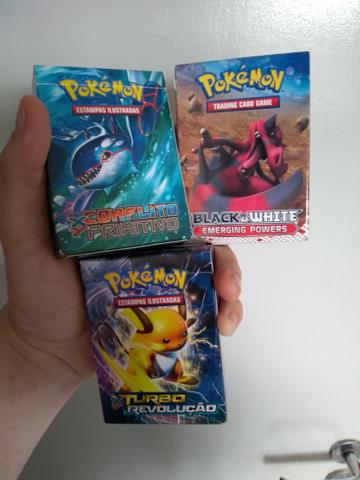 3 baralhos Pokémon Trading Card Game