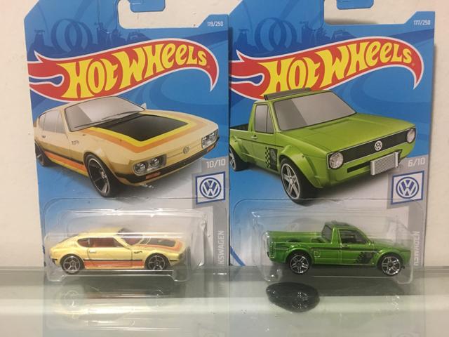 Lote hot wheels  volkswagen sp2 e caddy