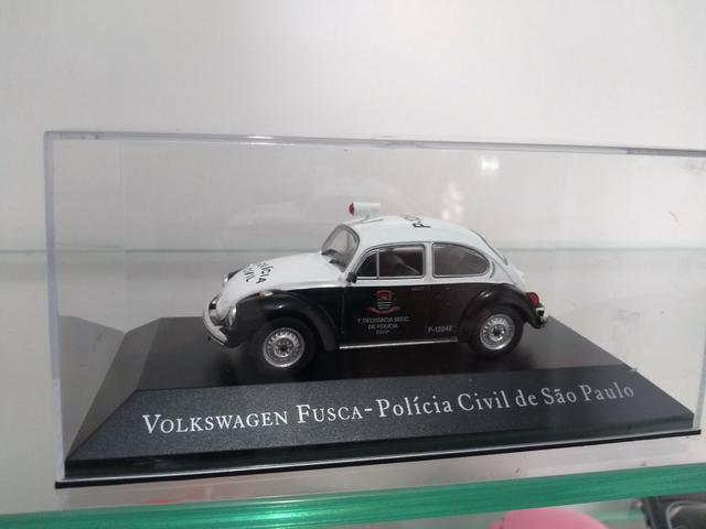 Miniatura Fusca polícia civil SP