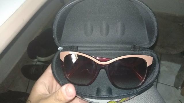 Óculos de Sol Feminino + Case Novos