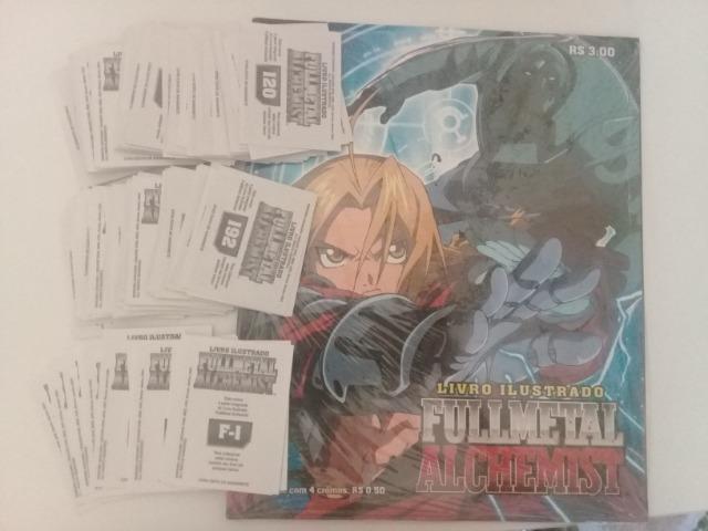 Álbum Completo Fullmetal Alchemist - Figurinhas Para Colar