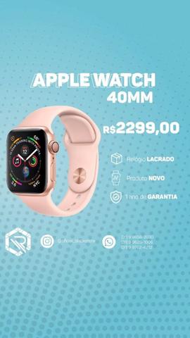 Apple Watch Série 4 40mm- NOVO LACRADO