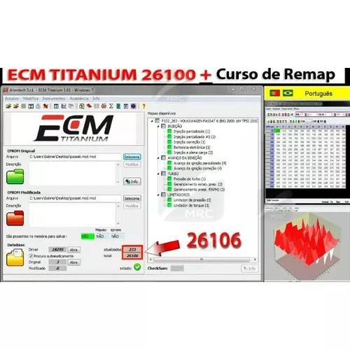 Ecm Titanium +26000 Drives Atualizados +curso Reprogramacao