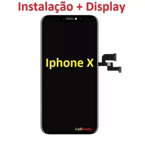 Instalação + Display Frontal iPhone X Oled/touch