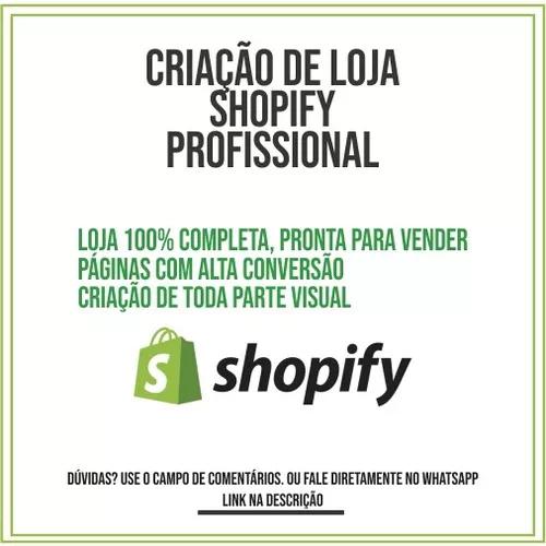Loja Completa Shopify Ecommerce Dropshipping