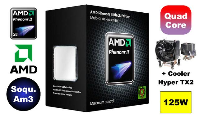 Processador AMD Phenom II XBE Soquete Am3 + Cooler