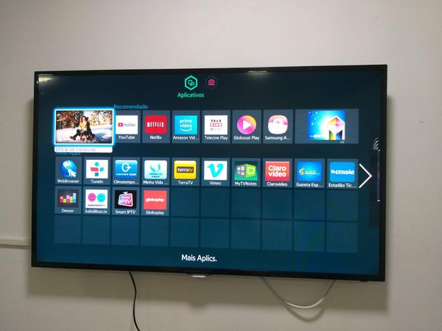 Tv 50 led samsung smart full HD com Wi-Fi converso integrado